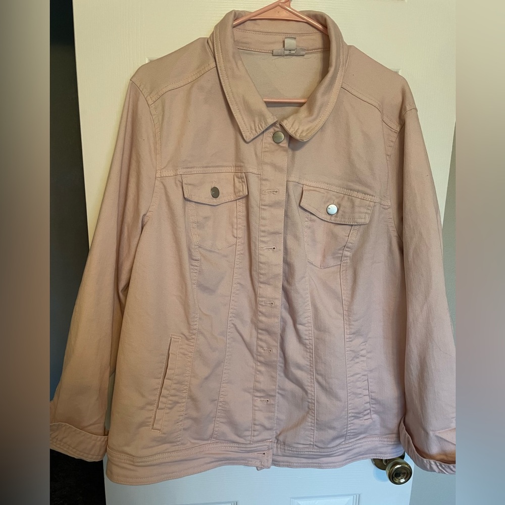 Westport, pink Jean jacket
